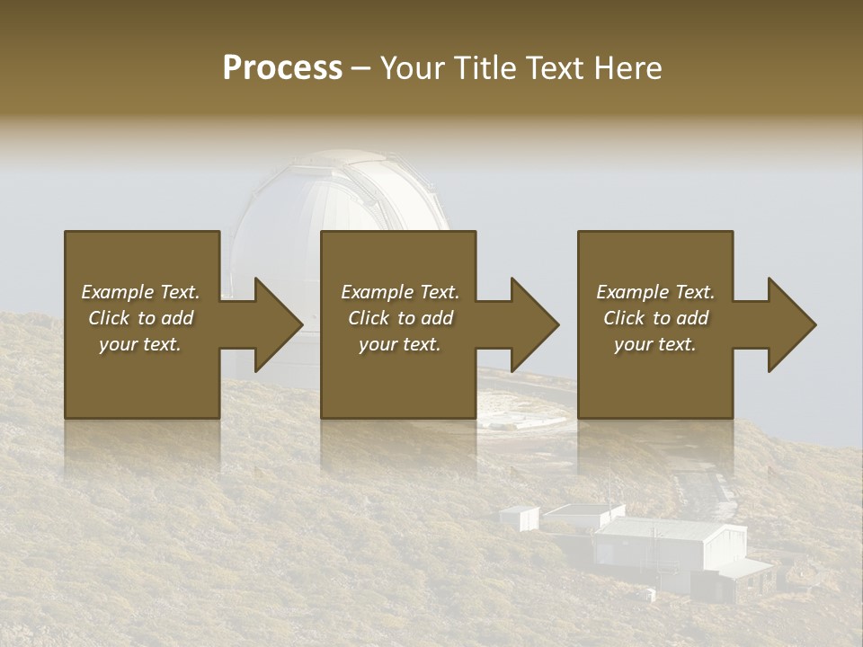 Roque De Los Muchachos Canary Islands Observatory PowerPoint Template