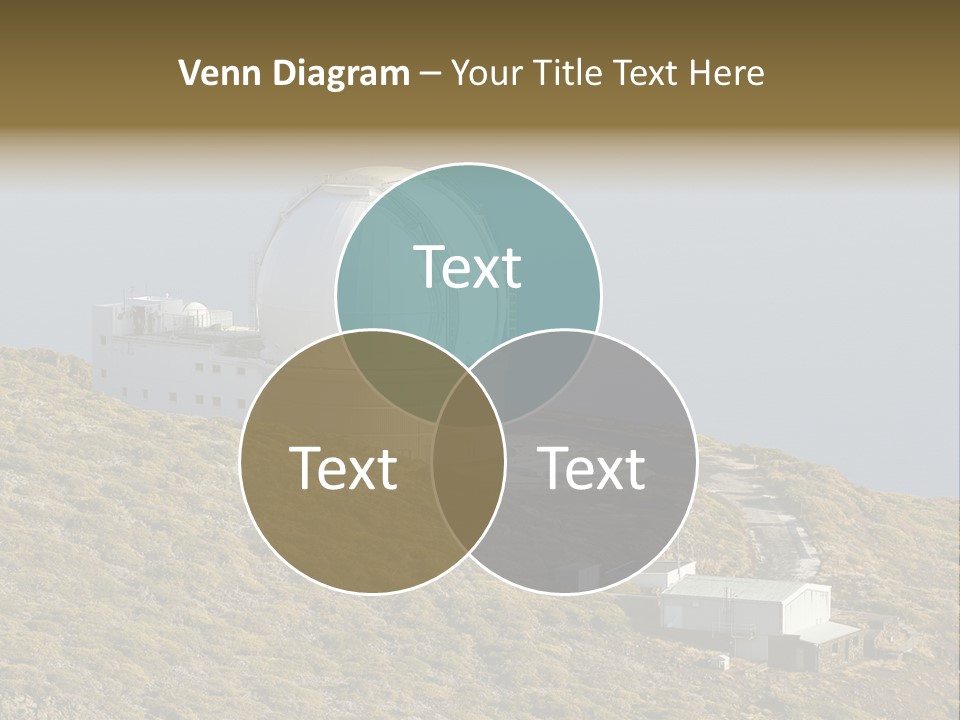 Roque De Los Muchachos Canary Islands Observatory PowerPoint Template