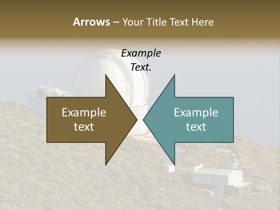 Roque De Los Muchachos Canary Islands Observatory PowerPoint Template