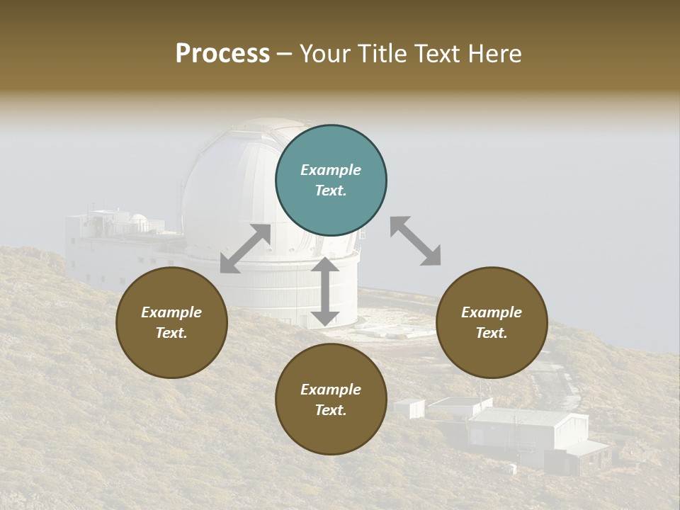 Roque De Los Muchachos Canary Islands Observatory PowerPoint Template