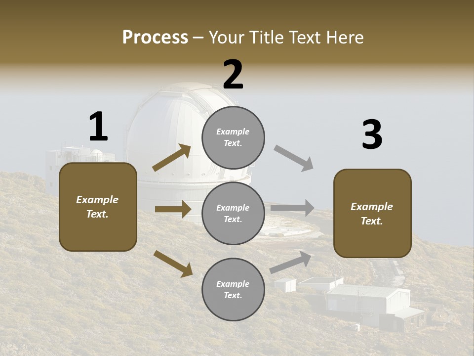 Roque De Los Muchachos Canary Islands Observatory PowerPoint Template