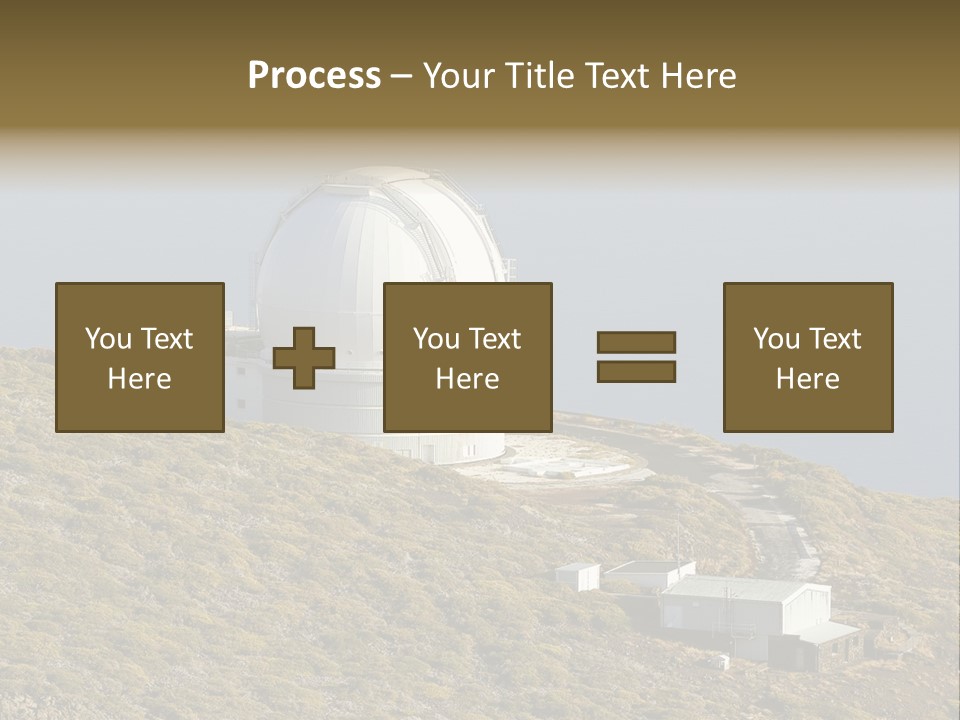 Roque De Los Muchachos Canary Islands Observatory PowerPoint Template