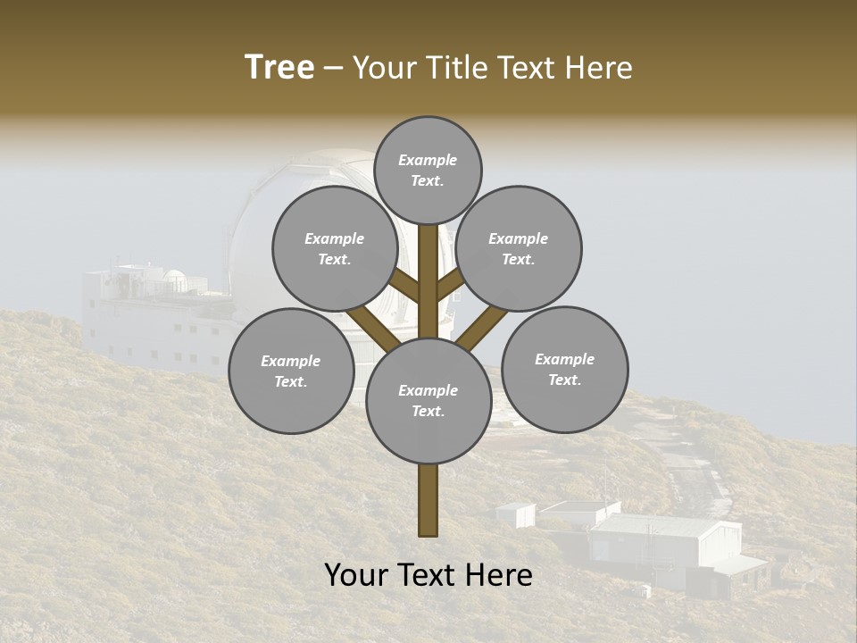 Roque De Los Muchachos Canary Islands Observatory PowerPoint Template