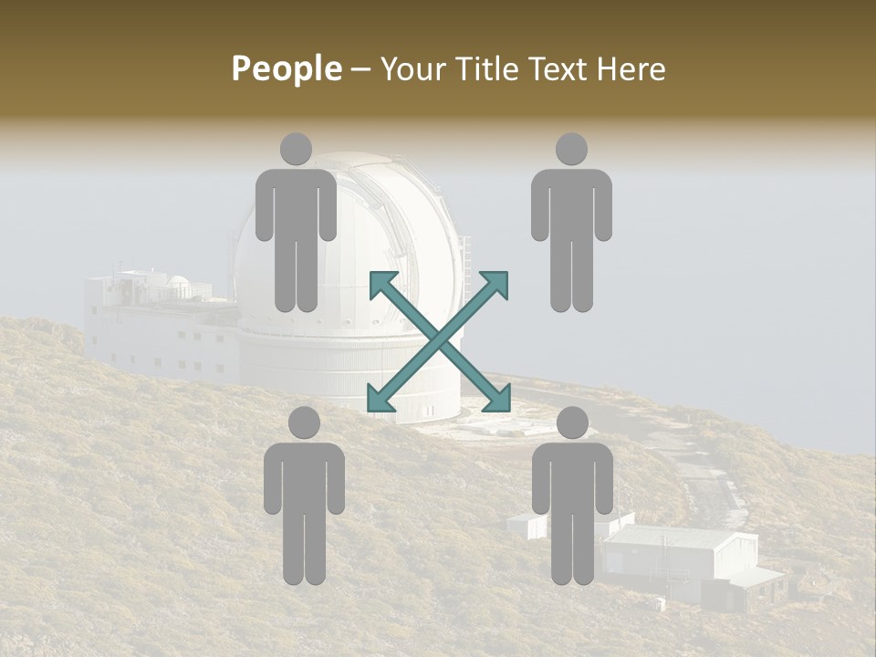 Roque De Los Muchachos Canary Islands Observatory PowerPoint Template