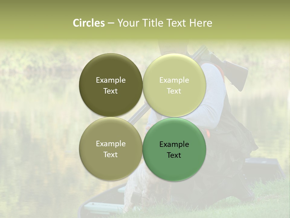 Prepared Kneeling Wood PowerPoint Template