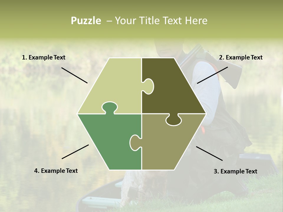 Prepared Kneeling Wood PowerPoint Template