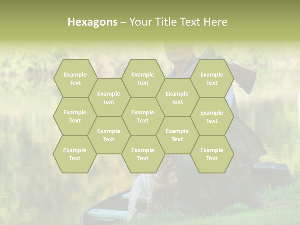 Prepared Kneeling Wood PowerPoint Template