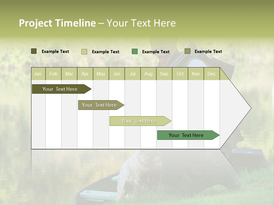 Prepared Kneeling Wood PowerPoint Template
