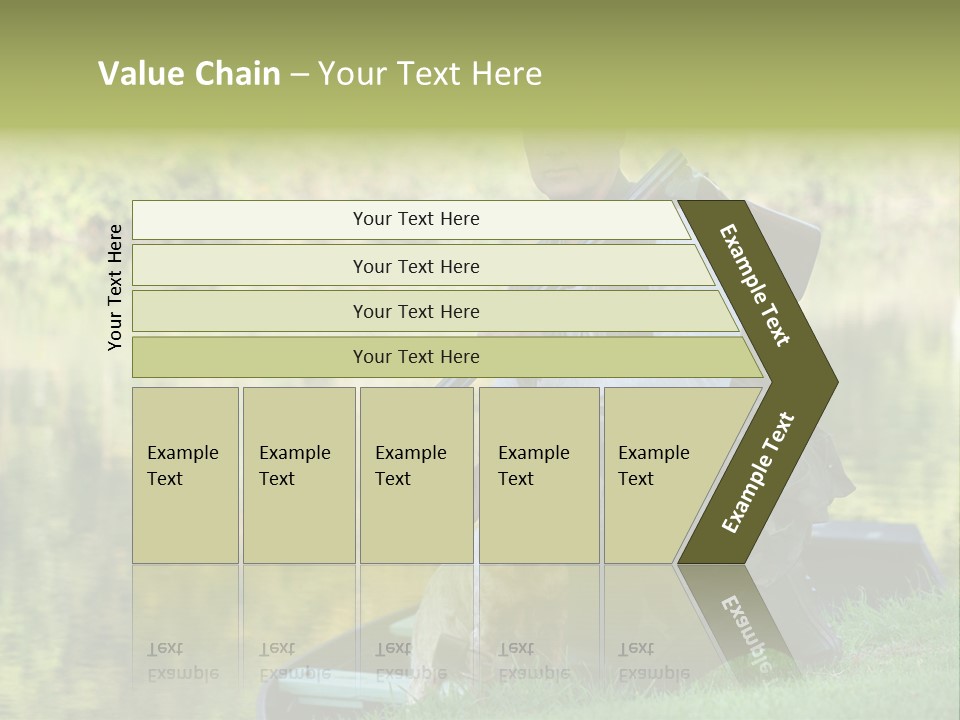 Prepared Kneeling Wood PowerPoint Template