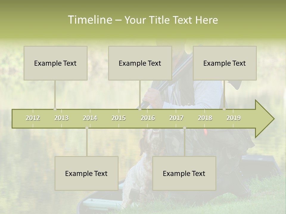 Prepared Kneeling Wood PowerPoint Template