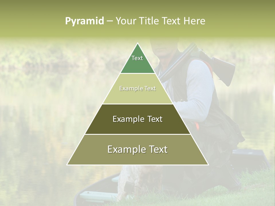 Prepared Kneeling Wood PowerPoint Template