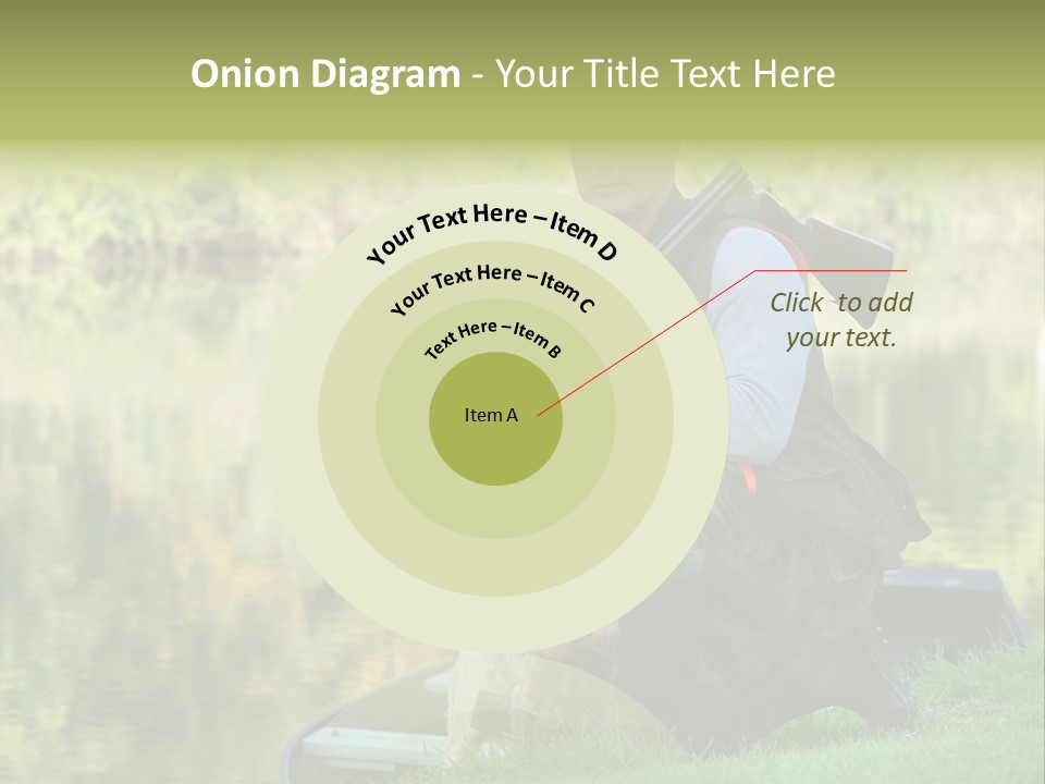 Prepared Kneeling Wood PowerPoint Template