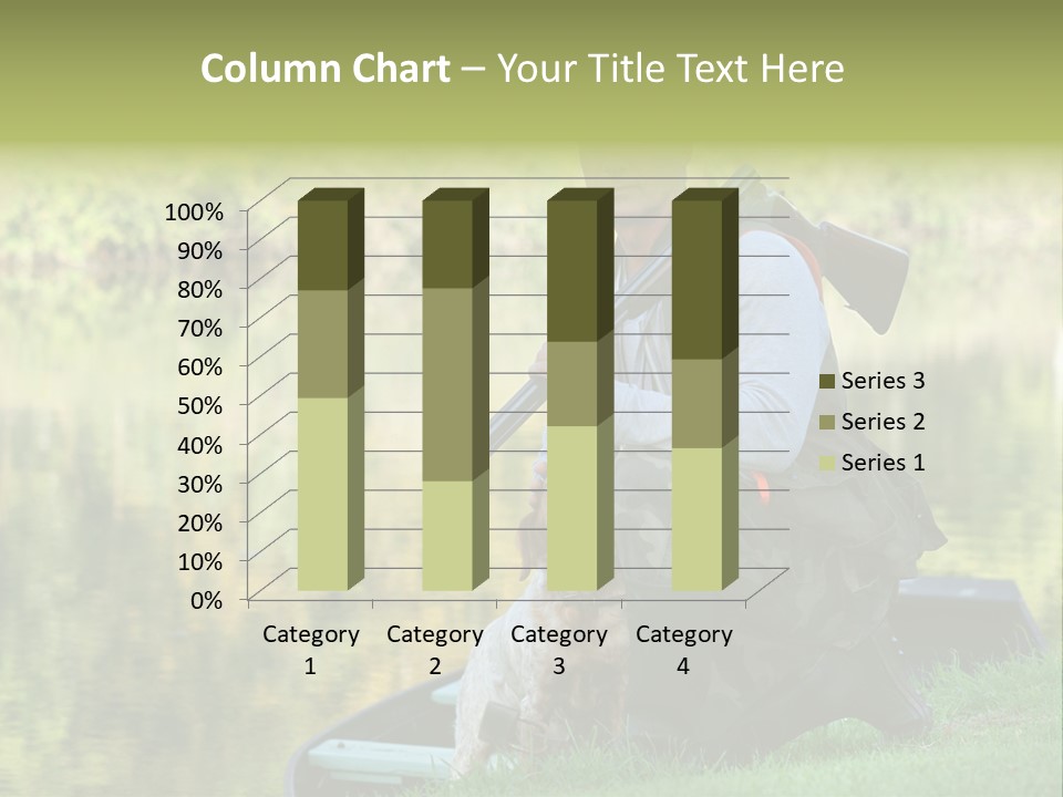 Prepared Kneeling Wood PowerPoint Template
