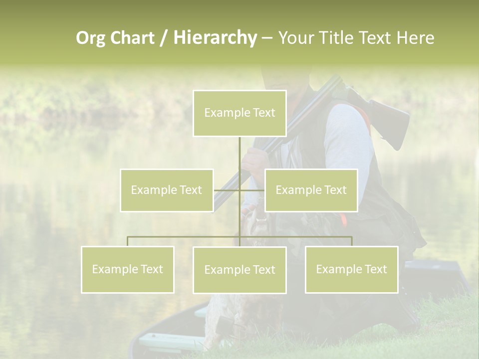 Prepared Kneeling Wood PowerPoint Template