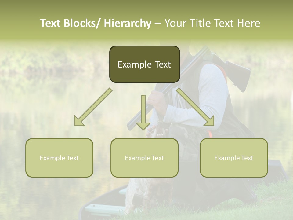 Prepared Kneeling Wood PowerPoint Template