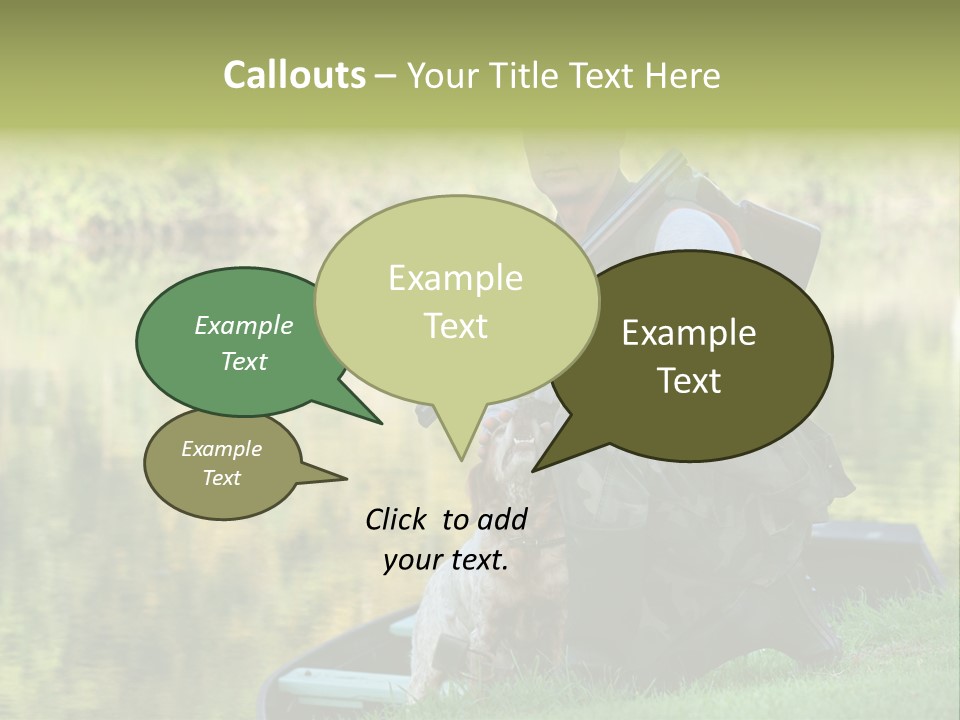 Prepared Kneeling Wood PowerPoint Template