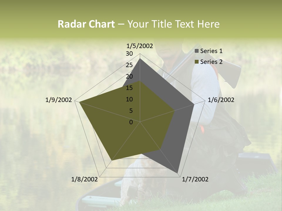 Prepared Kneeling Wood PowerPoint Template