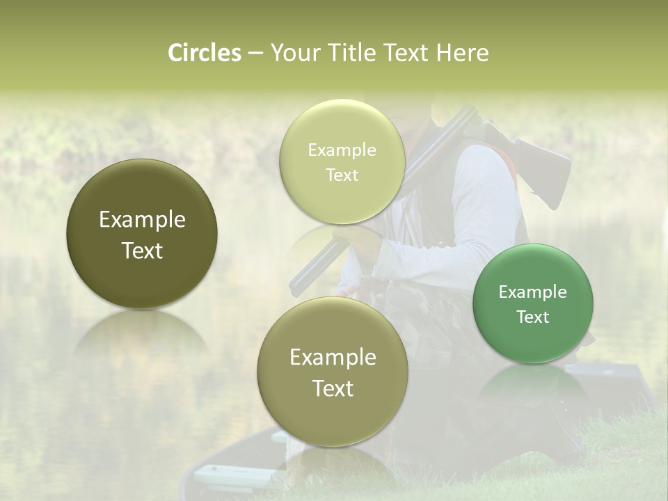 Prepared Kneeling Wood PowerPoint Template