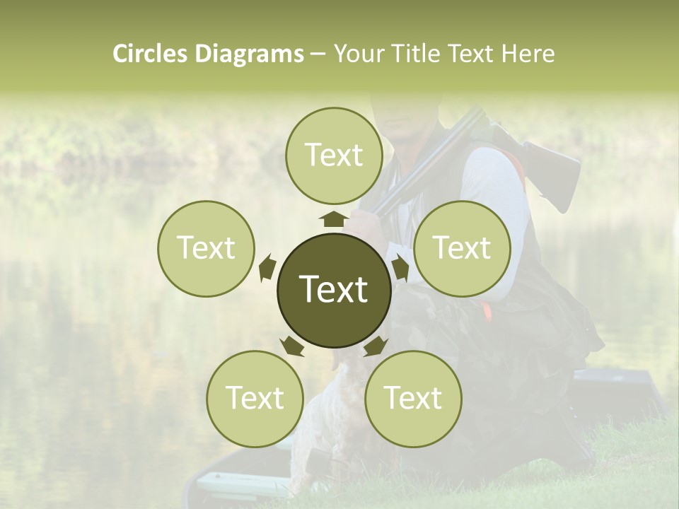 Prepared Kneeling Wood PowerPoint Template