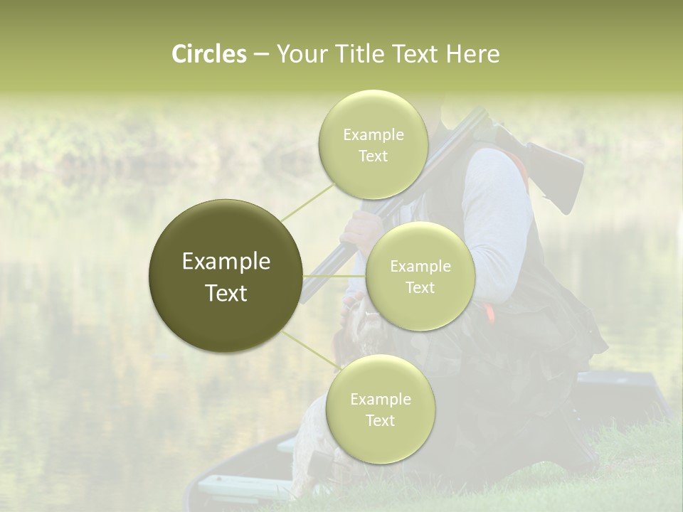 Prepared Kneeling Wood PowerPoint Template