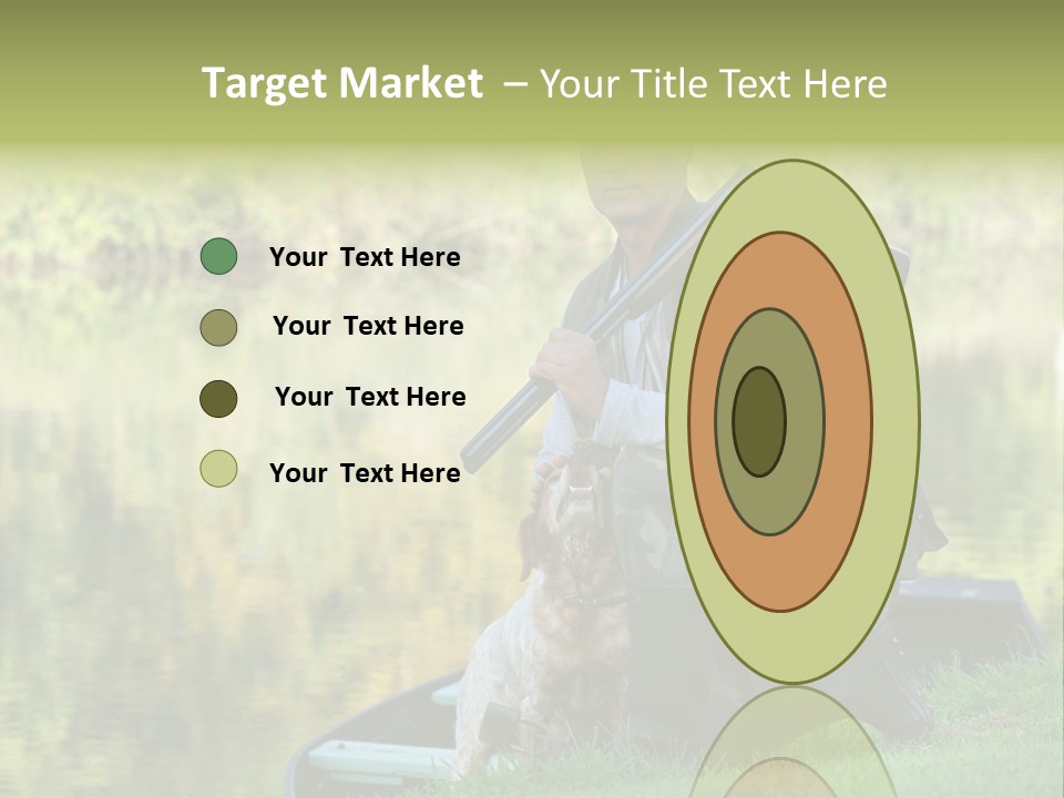 Prepared Kneeling Wood PowerPoint Template