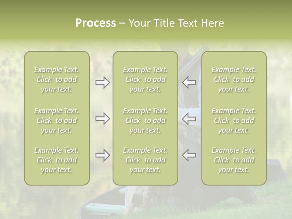 Prepared Kneeling Wood PowerPoint Template