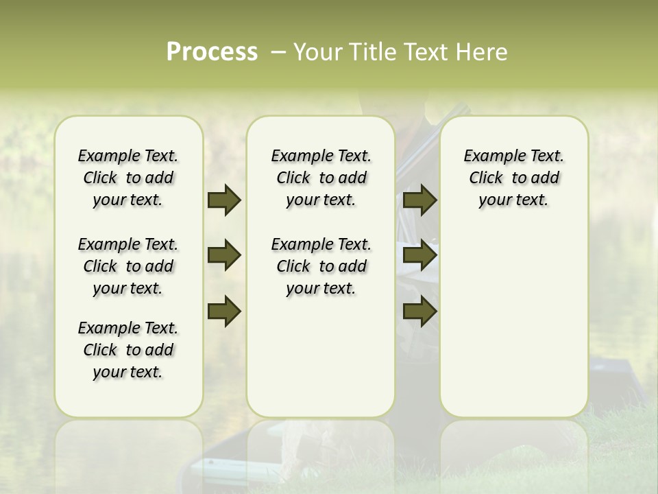 Prepared Kneeling Wood PowerPoint Template