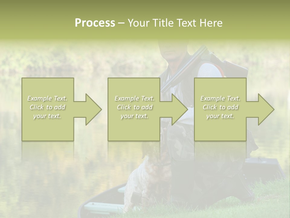 Prepared Kneeling Wood PowerPoint Template