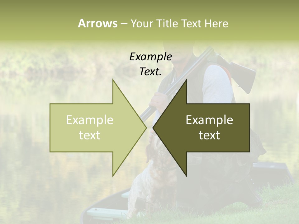 Prepared Kneeling Wood PowerPoint Template