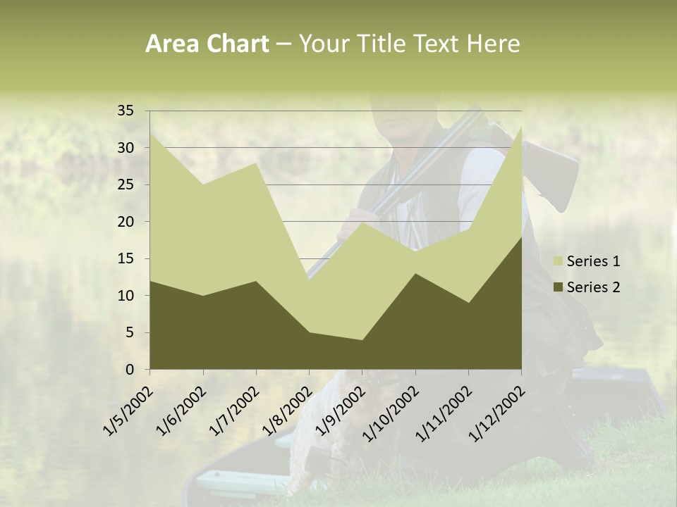 Prepared Kneeling Wood PowerPoint Template