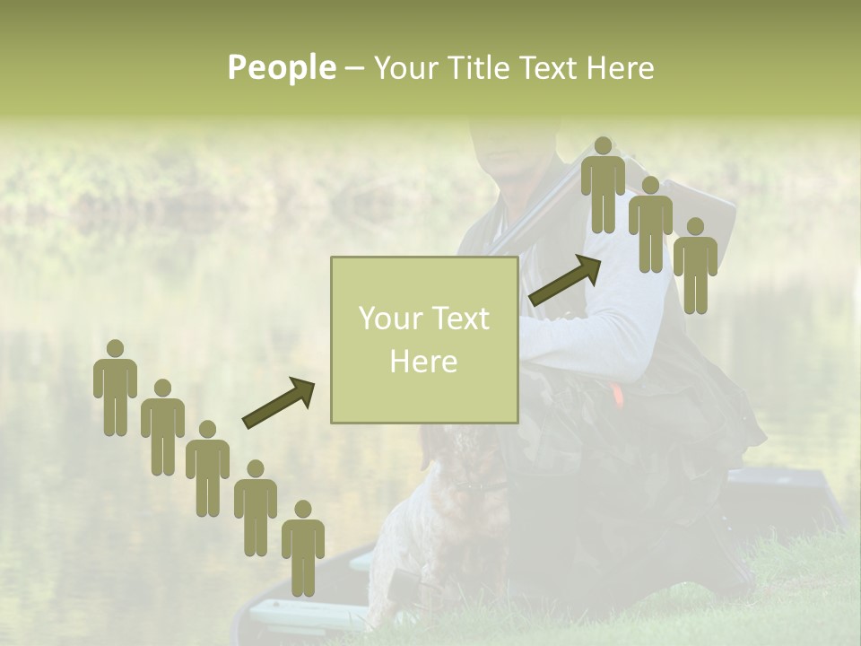 Prepared Kneeling Wood PowerPoint Template