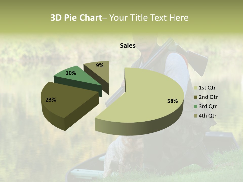 Prepared Kneeling Wood PowerPoint Template