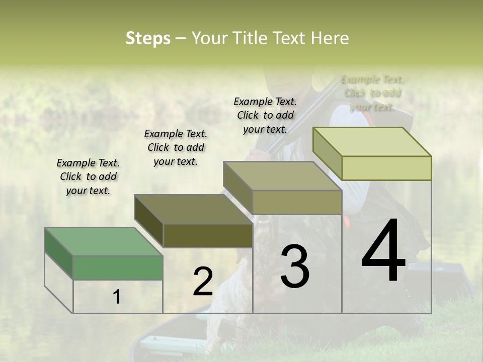 Prepared Kneeling Wood PowerPoint Template