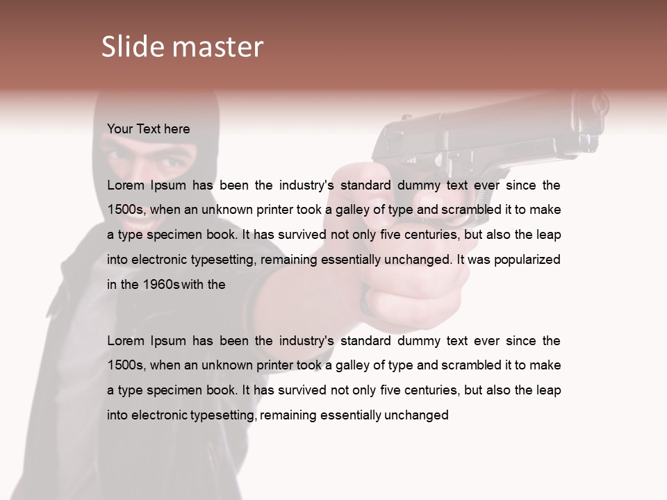 Violence  Hostility PowerPoint Template