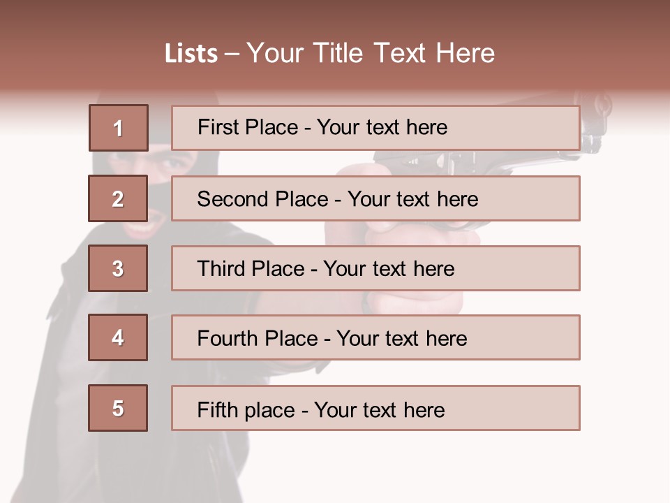 Violence  Hostility PowerPoint Template