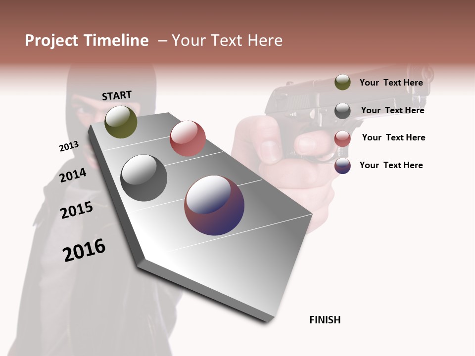 Violence  Hostility PowerPoint Template