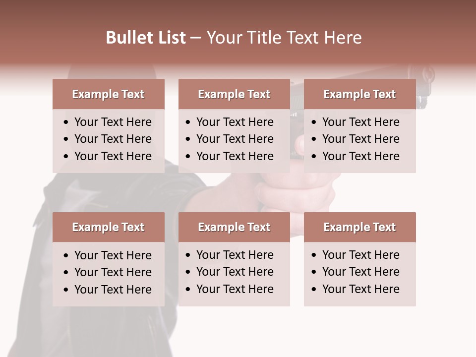 Violence  Hostility PowerPoint Template