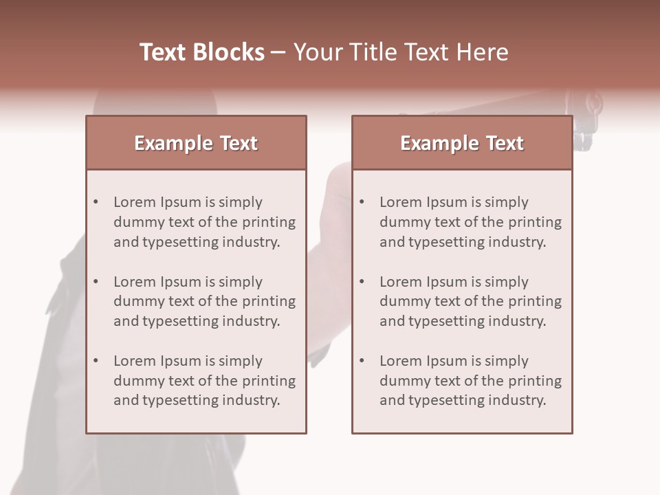 Violence  Hostility PowerPoint Template