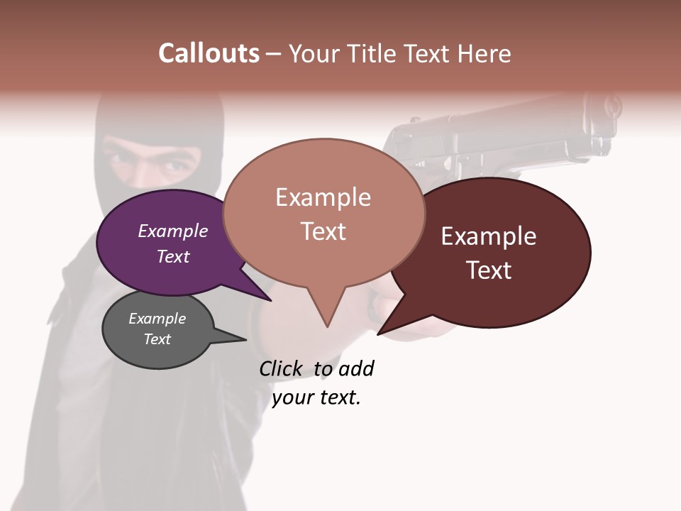 Violence  Hostility PowerPoint Template