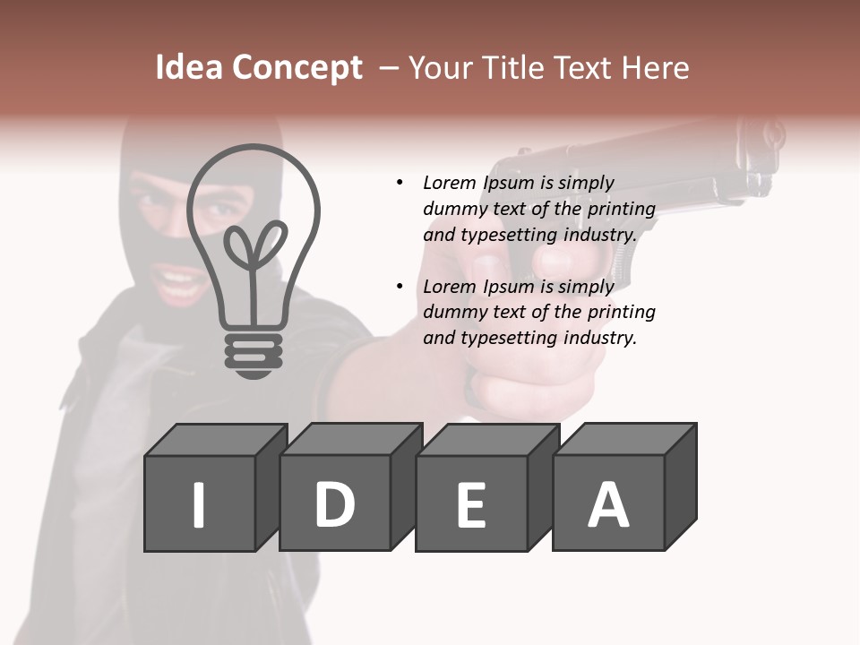 Violence  Hostility PowerPoint Template