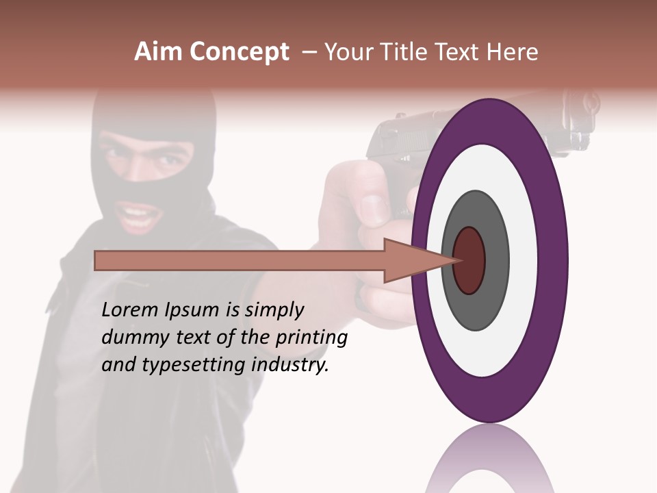 Violence  Hostility PowerPoint Template