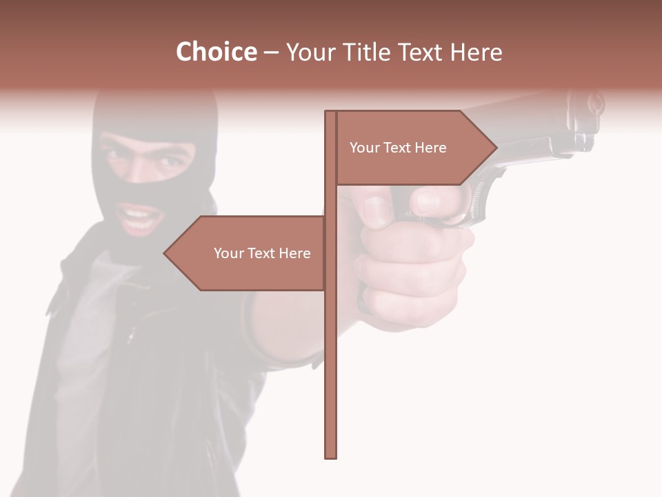 Violence  Hostility PowerPoint Template