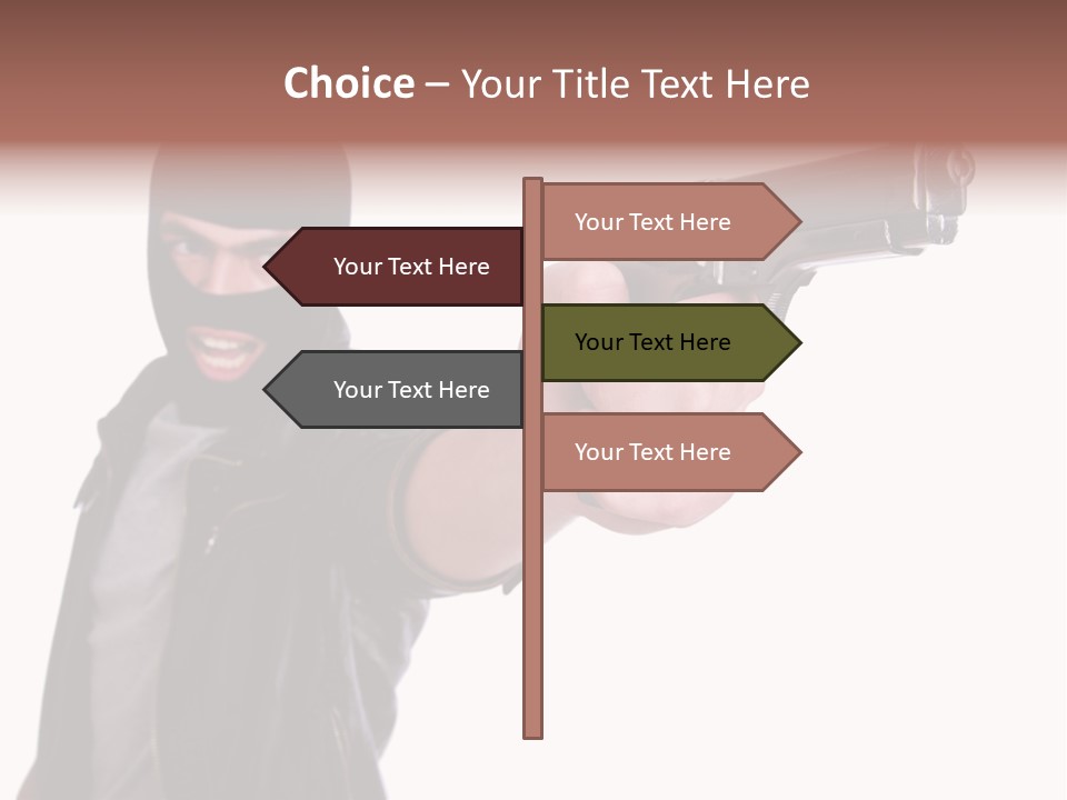 Violence  Hostility PowerPoint Template
