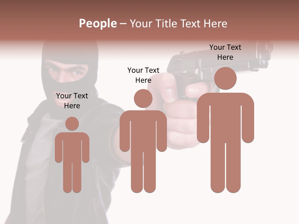 Violence  Hostility PowerPoint Template