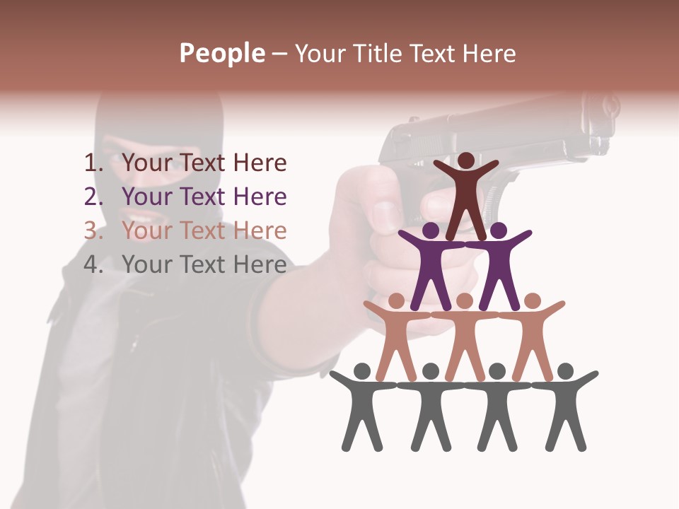 Violence  Hostility PowerPoint Template