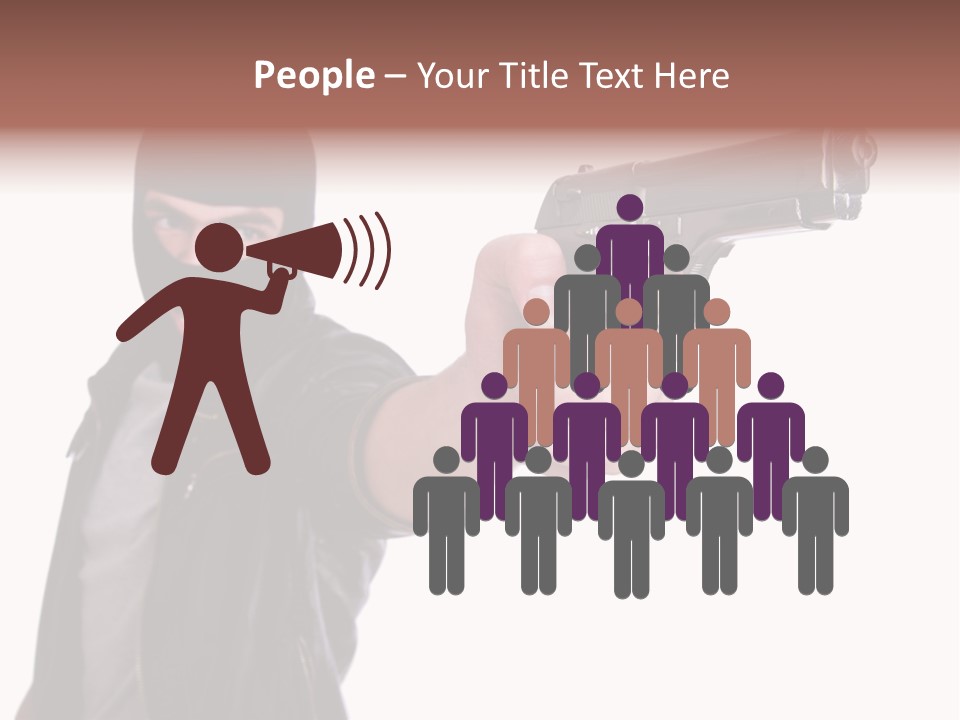 Violence  Hostility PowerPoint Template