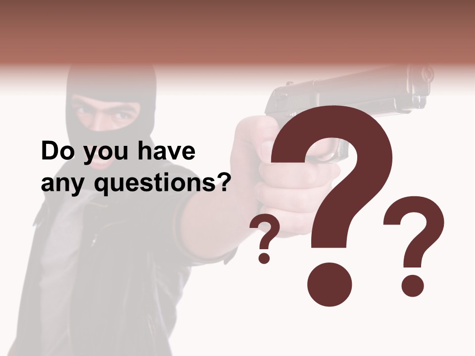 Violence  Hostility PowerPoint Template