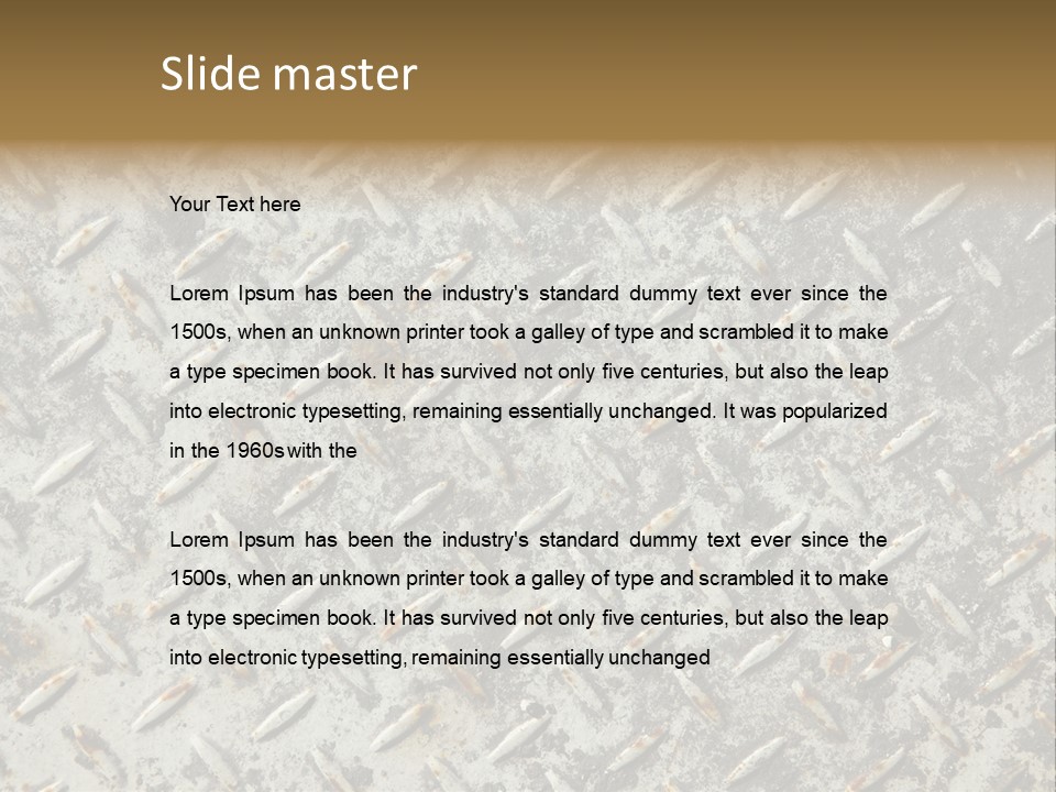 Fallen Decay Close Up PowerPoint Template