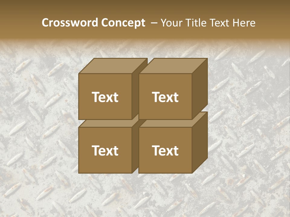 Fallen Decay Close Up PowerPoint Template