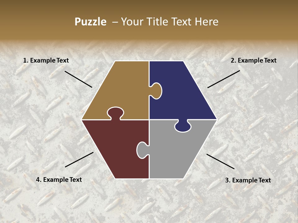 Fallen Decay Close Up PowerPoint Template
